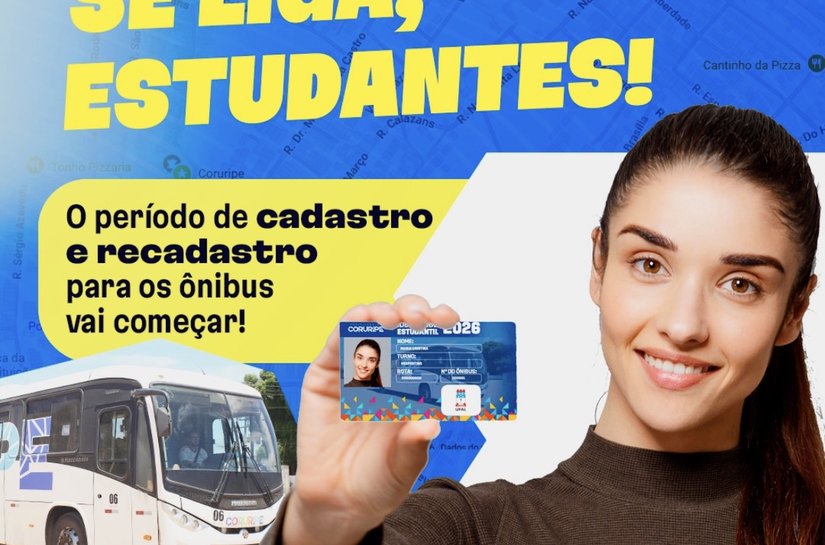 Cadastros e recadastros do transporte universitário em Coruripe terão início nos próximos dias