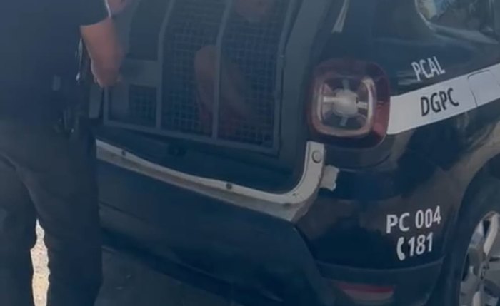 O suspeito foi localizado e capturado no bairro Bom Parto, em Maceió. O suspeito foi localizado e capturado no bairro Bom Parto, em Maceió.