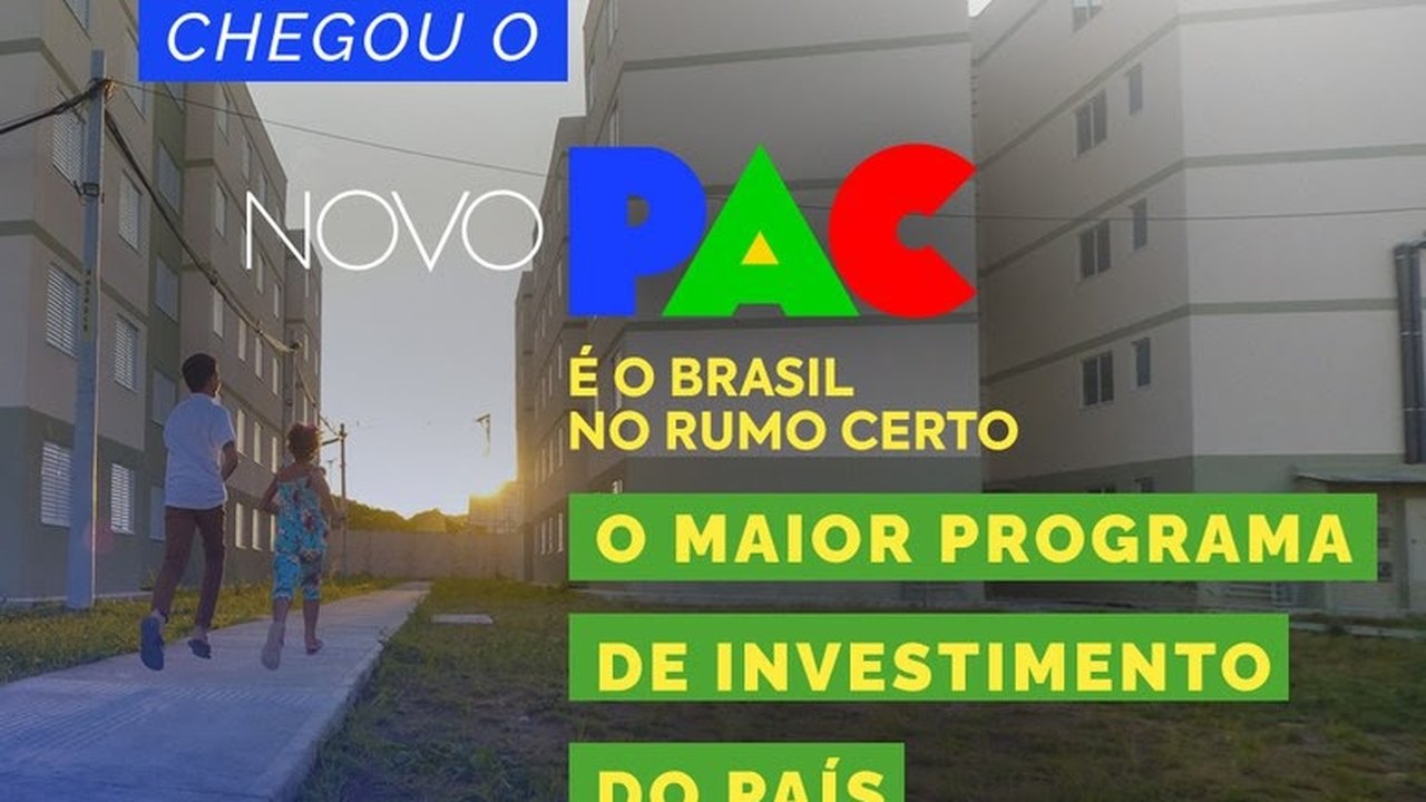 Campanha detalha investimentos no Novo PAC