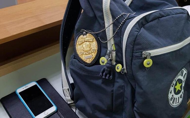 Polícia Civil recupera mochila, celular e tablete de turista do Paraná