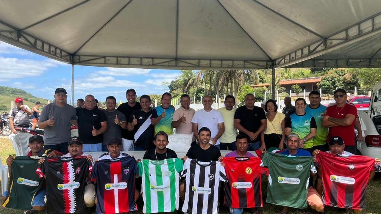 Prefeitura de Branquinha promove abertura do Campeonato Municipal de Futebol