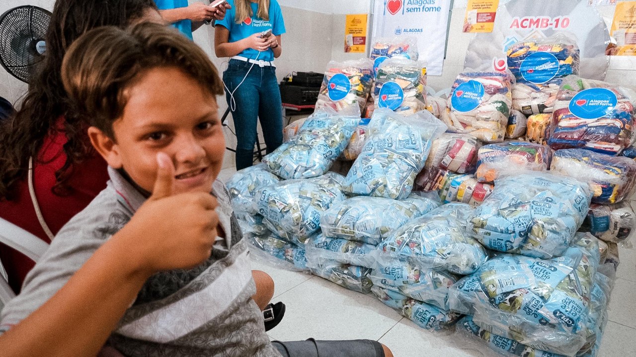 Alagoas Sem Fome atinge nova marca de doações de alimentos às instituições sociais