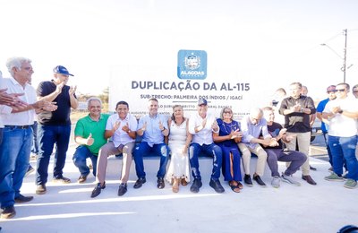 Governo de Alagoas inaugura duplicação da AL-115 entre Palmeira dos Índios e Igaci