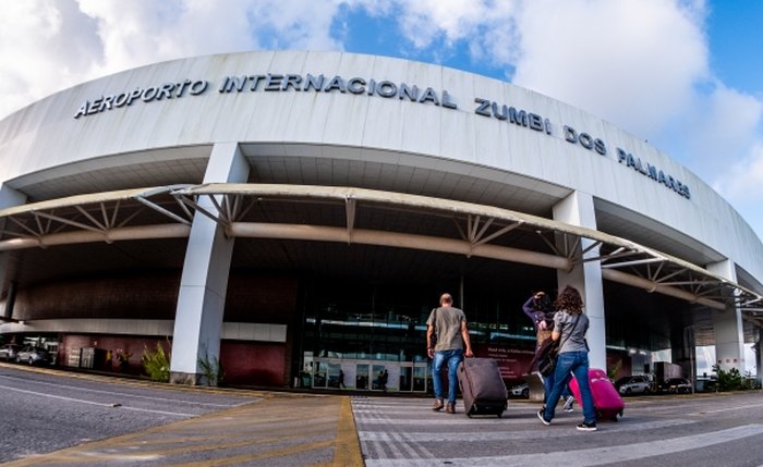 Mais de 180 mil pessoas passaram pelo Aeroporto Internacional Zumbi dos Palmares em dezembro de 2020