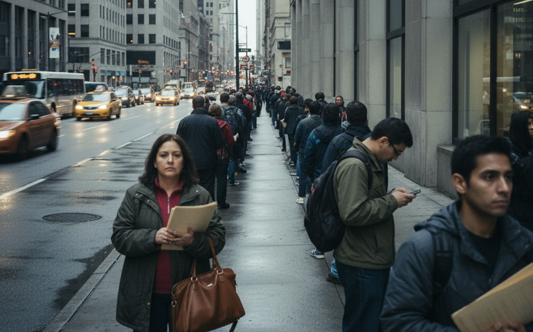 Pedidos de auxílio-desemprego nos EUA aumentam para 212 mil na última semana