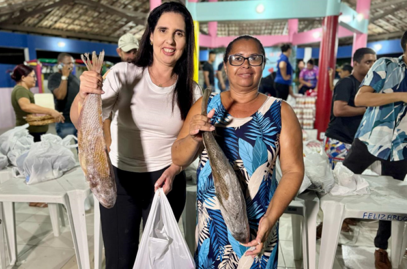 Campo Alegre realizou a distribuição de 50 toneladas de peixes para a população mantendo a tradição