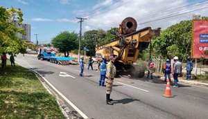 Trânsito na ponte do Rio Poxim em Aracaju será bloqueado nesta sexta-feira / Foto: Foto: SMTT/Aracaju
