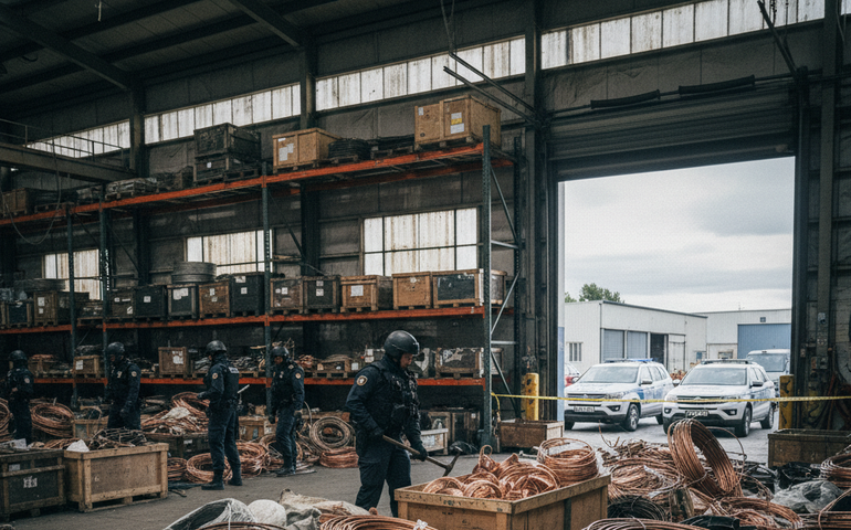 Polícia realiza operação contra quadrilha que furtou mais de R$ 50 milhões em cobre