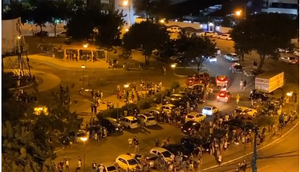 aglomeração no augusto Franco