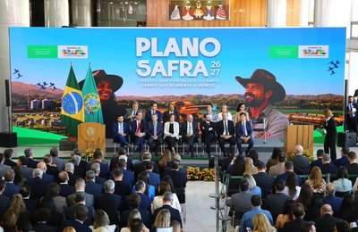 “O Brasil é o grande celeiro do mundo”, diz Alckmin, ao lançar Plano Safra com R$ 525,1 bilhões em crédito