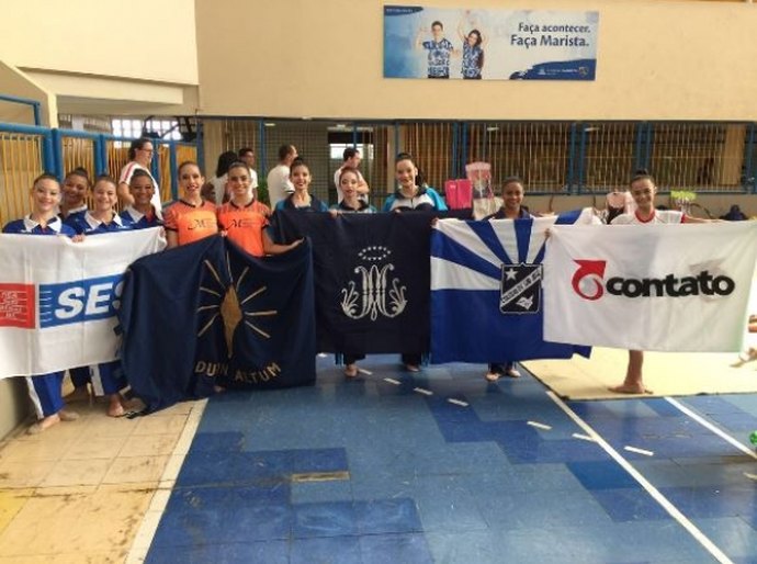 São José, Marista e Sesi vencem a disputa de ginástica rítmica