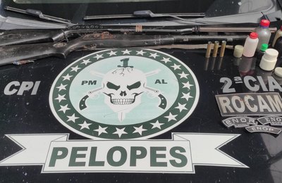 Polícia Militar apreende armas e ilícitos na capital e no interior