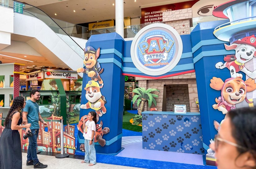 Shopping Pátio Maceió promove encontros com os personagens da Patrulha Canina