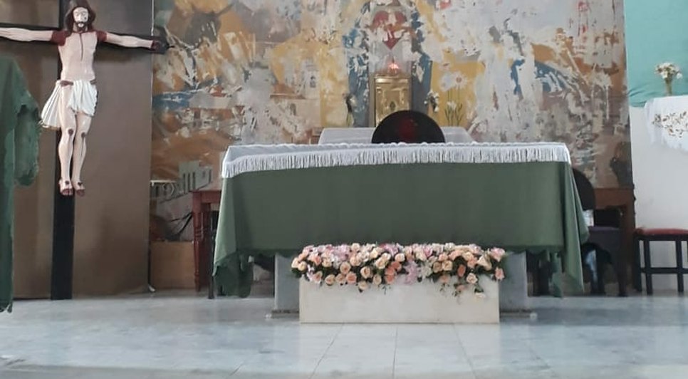 Painel da Igreja Porto da Folha / Foto: Internauta