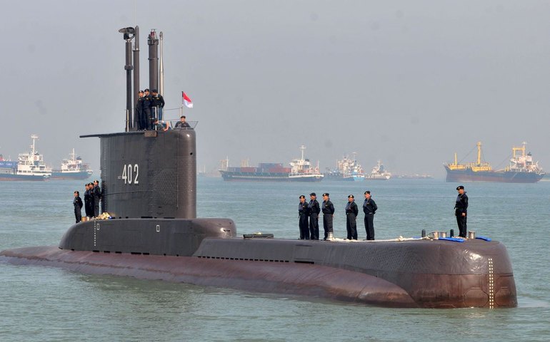 Indonésia: submarino tem capacidade de oxigênio de 72 horas