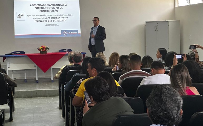 Alagoas Previdência leva palestra sobre Regras de Aposentadoria para professores