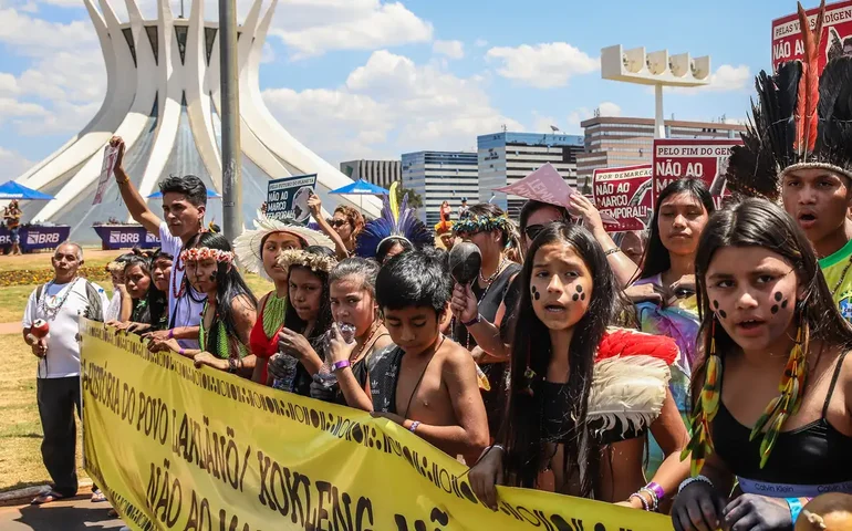 O que significa o protesto contra o marco temporal?