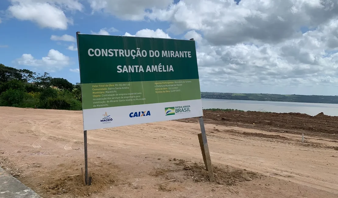 Promesssa: moradores de Santa Amélia esperam conclusão de obra do Mirante no bairro