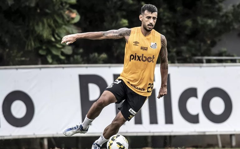 Jejum de vitória do Santos incomoda volante Camacho: ‘Time grande tem que vencer’
