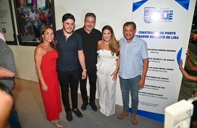 Prefeitura de São José da Laje inaugura ponte Senador Benedito de Lira em dia histórico para o município