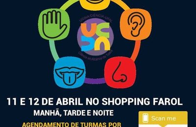 Usina Ciência leva exposição Mistérios das Sensações para shopping