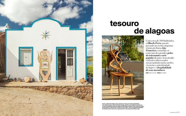 Artesanato alagoano é destaque na revista Casa Vogue