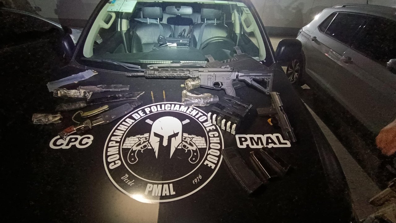 Companhia de Policiamento de Choque apreende fuzil na Cidade Universitária