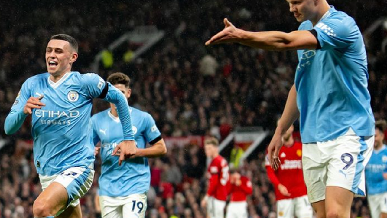 Manchester City domina United em Old Trafford, vence por 3 a 0 e amplia 'freguesia' recente