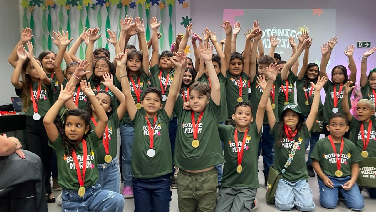 3ª edição do projeto Botânico Mirim forma de 57 crianças