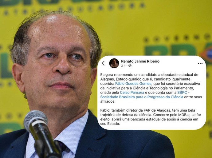 Ex-ministro da Educação declara apoio à candidatura de Fábio Guedes em Alagoas