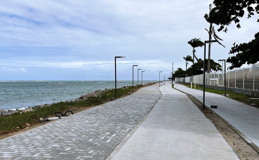 Em Maceió, obras do Passeio do Porto chegam a 42% de execução
