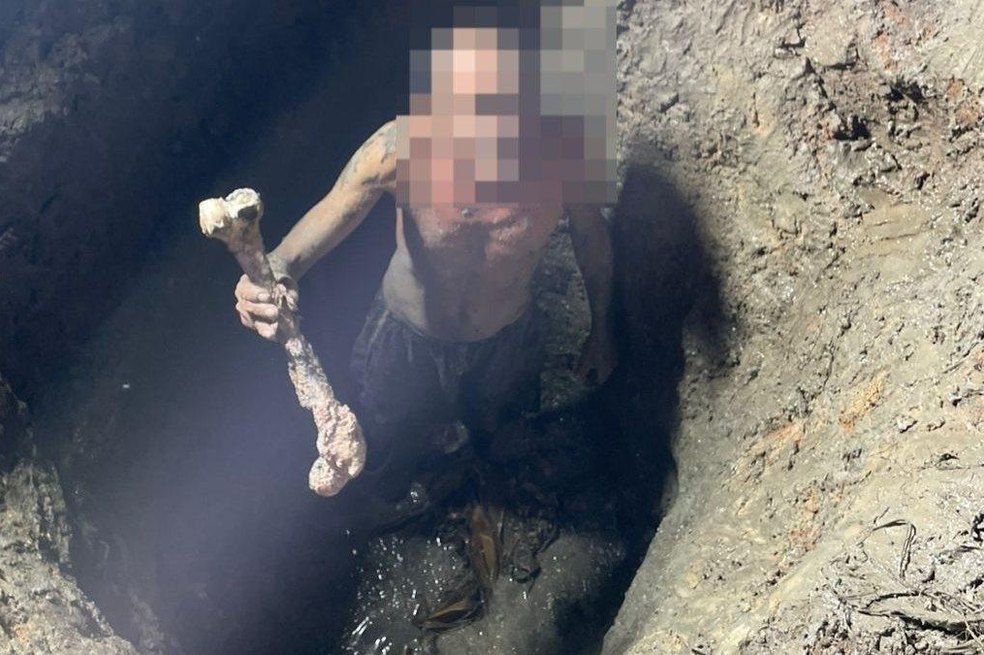 Cadela do Corpo de Bombeiros localiza ossada de mulher em cacimba; marido é preso por ocultação de cadáver