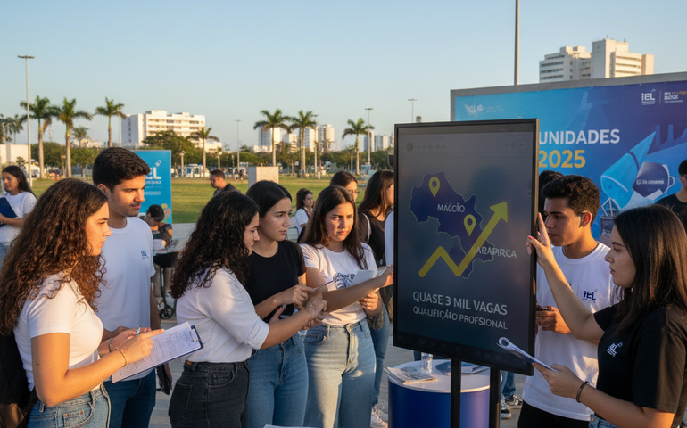 IEL oferta quase 3 mil vagas em 2025 e amplia oportunidades para jovens em Maceió e Arapiraca