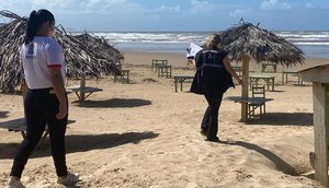 FISCALIZAÇÃO PRAIA / Foto: ASCOM/SEMDEC