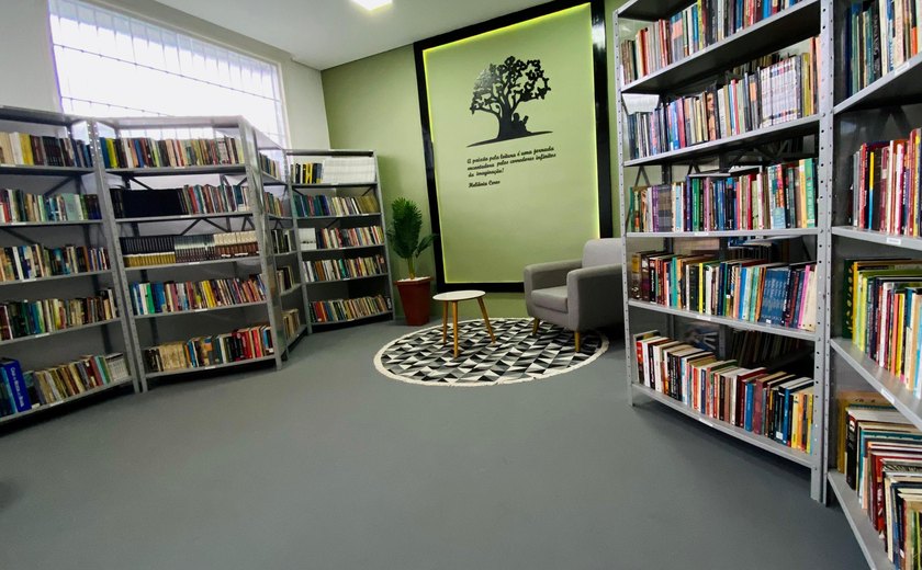 Inauguração de biblioteca na penitenciária de segurança máxima