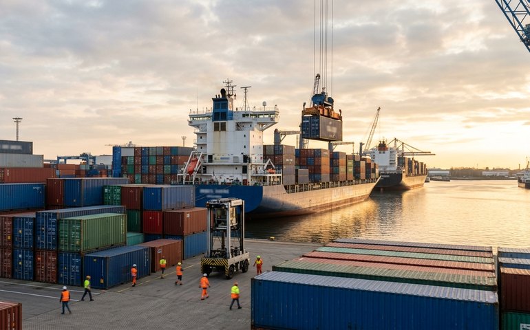 Superávit comercial da zona do euro recua para 7 bilhões de euros em fevereiro