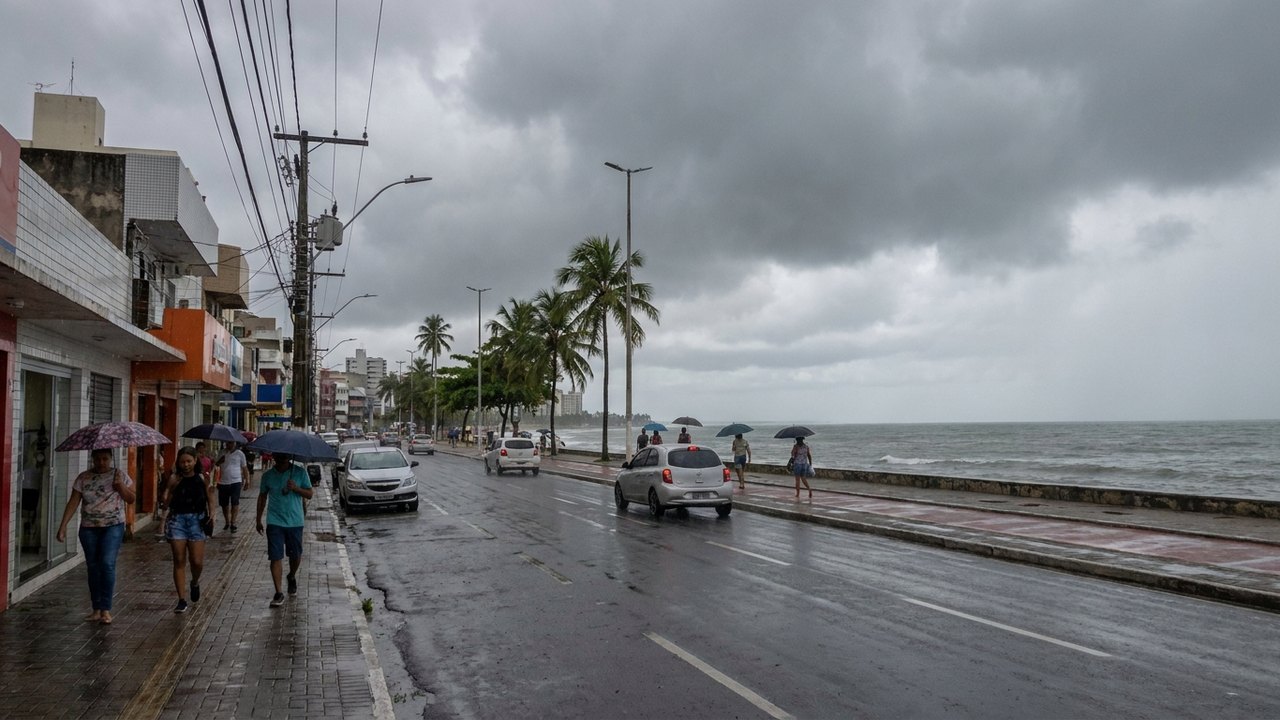 Semarh prevê aumento de nuvens e chuvas rápidas em parte de Alagoas a partir desta terça