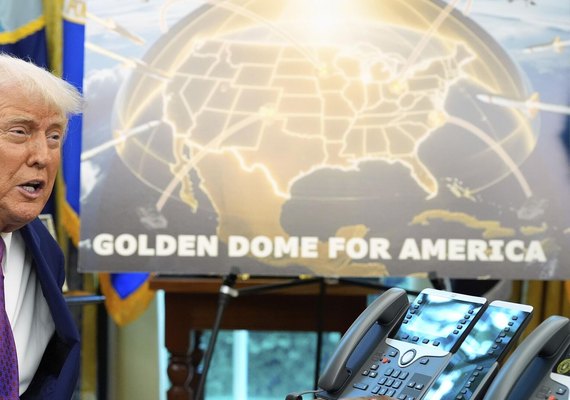 Trump estima que sistema de defesa antimísseis Cúpula de Ouro vai custar US$ 175 bilhões em 3 anos