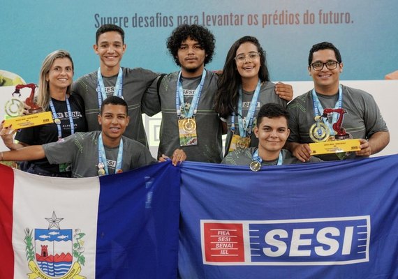 Equipes Sesi/Senai ficam entre melhores do maior festival de robótica do Brasil