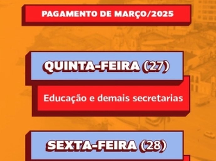 Prefeitura de Penedo paga salário de março a partir de quinta-feira, 27