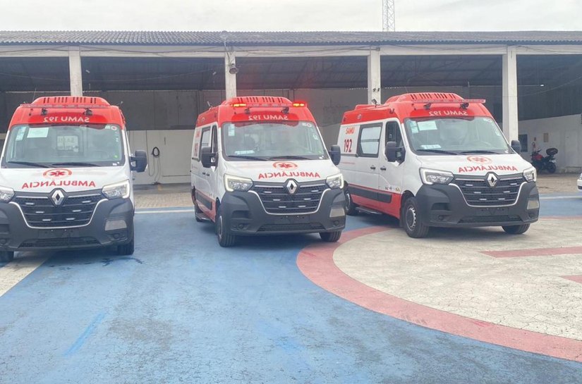 Novas ambulâncias do Samu ampliam a capacidade de atendimentos de urgência e emergência em Alagoas