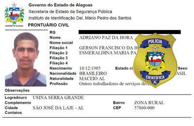 IML de Maceió tenta localizar familiares de vítima identificada