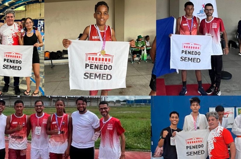Atletas de escolas da Prefeitura de Penedo conquistam medalhas no JEAL 2025