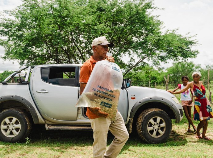 Seagri inicia atividades do Programa de Distribuição de Alevinos de 2026
