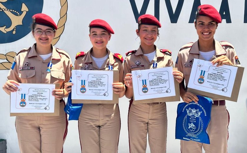 Alunos do Colégio Tiradentes vencem concurso da Marinha do Brasil