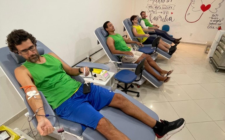 Vidas que salvam: atletas de Basquete de Arapiraca doam sangue em atitude solidária