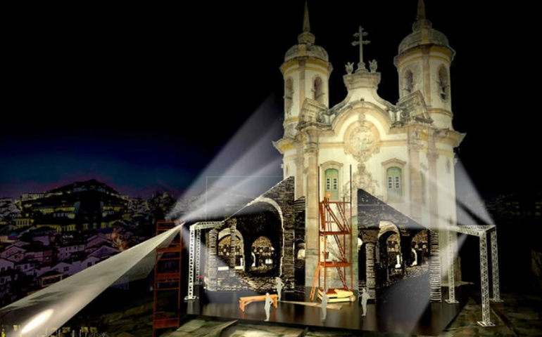 Ópera recria trajetória de Aleijadinho em produção nas ruas de Ouro Preto