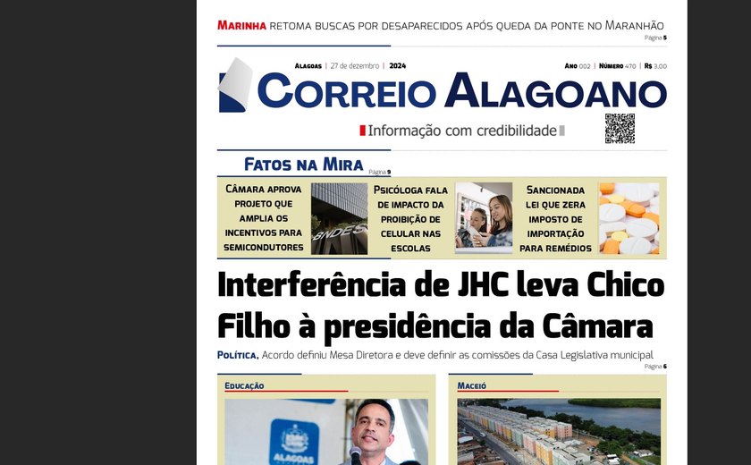 Interferência de JHC leva Chico Filho à presidência da Câmara