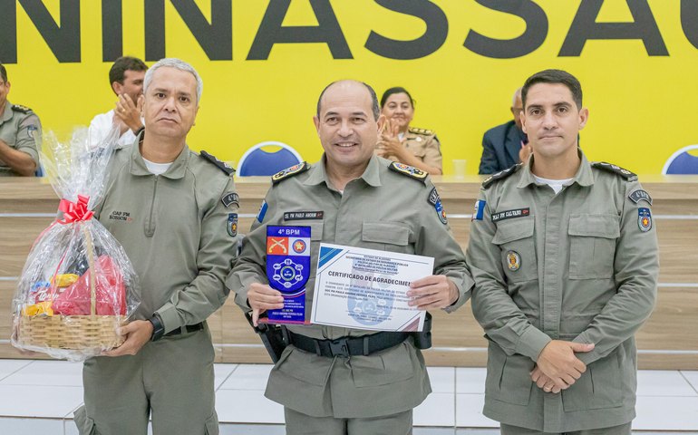 Homenagens marcam comemorações do 39º aniversário do 4º BPM