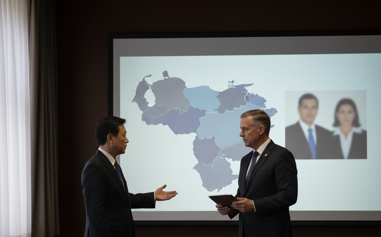 China pede aos EUA a libertação imediata de Maduro e sua esposa